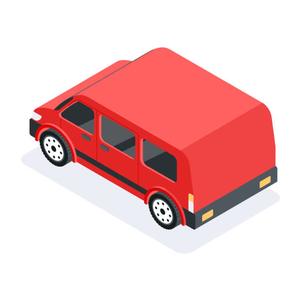 Set of Public Transport Isometric Icons Check these premium quality isometric transportation icons to get high-quality designs for your website, app, and other digital projects! water truck stock illustrations