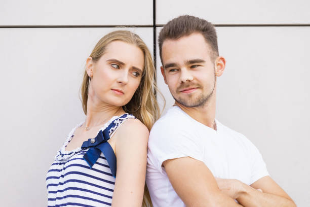istock Girlfriend and boyfriend portrait. 1514694580