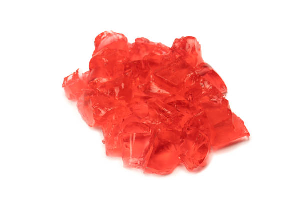 istock Sweet fruit jelly dessert isolated on a white background. 1514705868