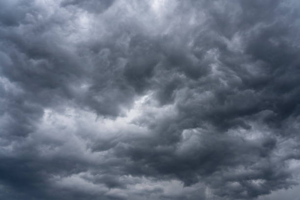 istock Dramatic stormy sky with beautiful cloud at sundown before the rain 1514740630