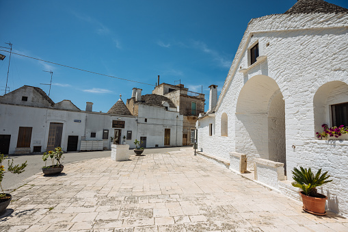 Town of Alberobello, Puglia, Italy