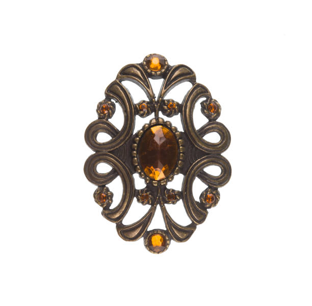 istock vintage bronze brooch isolated on white background 1514798530