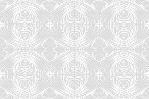 Ornate seamless floral motif vector pattern wallpaper vector illustration background for use on wedding, anniversary, birthday celebration invitations etc