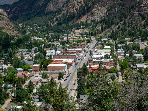 istock Ouray, Colorado from above in summer. 1514865875