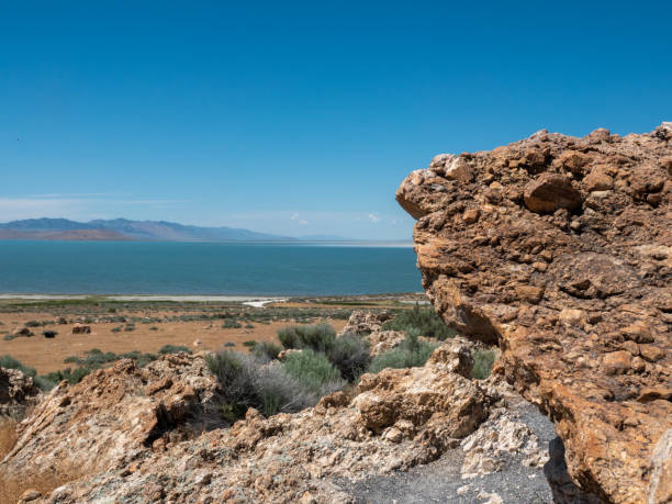 istock Great Salt Lake seen from Antelope Island. 1514974316