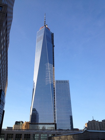 One World Trade Center New York still under construction