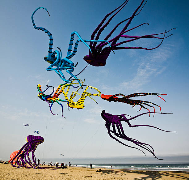 istock Kite festival on a beach in the summer 151510104
