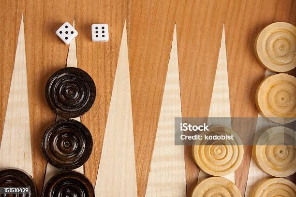 Backgammon Stock Photo - Download Image Now - Backgammon, Board Game, Brown