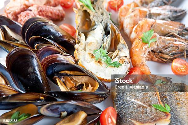 Cibo Di Mare - Fotografie stock e altre immagini di Aragosta - Frutto di mare - Aragosta - Frutto di mare, Cena, Cibo