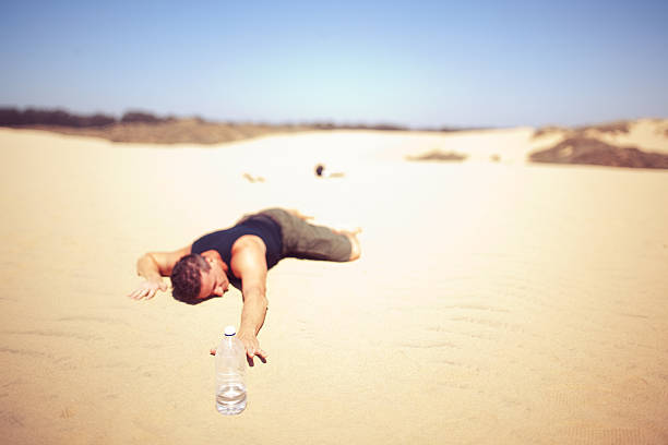 istock Desert Man Ran Out Of Water 151512890