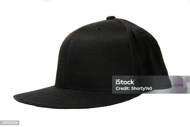 Black Baseball Cap Stockfoto und mehr Bilder von Baseballmütze - Baseballmütze, Fotografie, Horizontal
