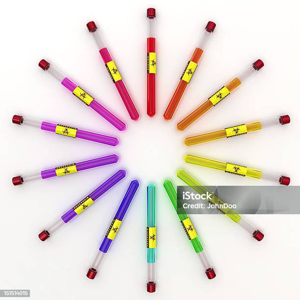 Multicolors 튜브 0명에 대한 스톡 사진 및 기타 이미지 - 0명, 건강관리와 의술, 과학