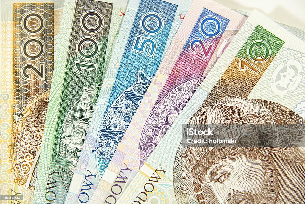 Esmalte dinheiro de dez a 200 - Foto de stock de Finanças royalty-free