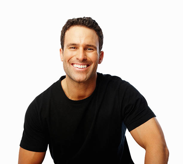 Close-up of a young guy smiling