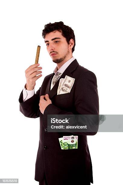 Cigar Stockfoto und mehr Bilder von Anzug - Anzug, EU-Währung, Ein Mann allein