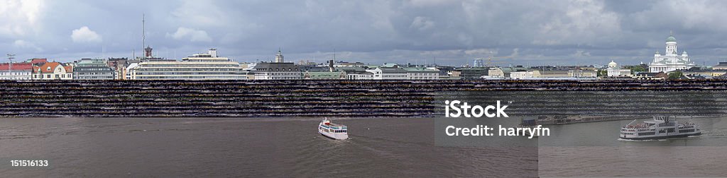 panorama d'Helsinki - Photo de Bateau de voyageurs libre de droits