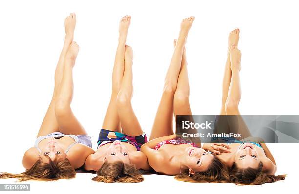 Bonito Meninas Com Corpos Perfeitos - Fotografias de stock e mais imagens de Mulheres - Mulheres, Só Mulheres, Beleza