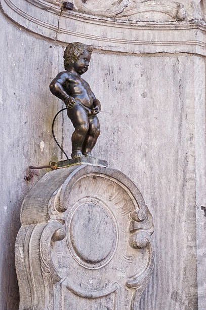 Manneken Pis stock photo