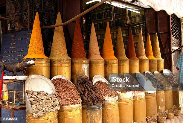 스파이시즈 모로코에 대한 스톡 사진 및 기타 이미지 - 모로코, 라바트-모로코, 양념류