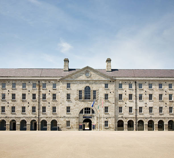Collins Barracks, Dublin, Ireland Home to the National Museum of Ireland's collection of decorative arts. barracks stock pictures, royalty-free photos & images