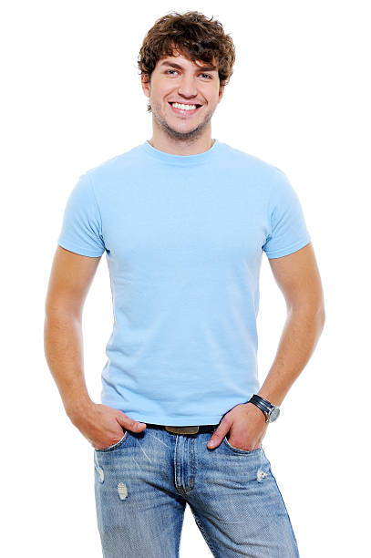 istock Portrait of smiling happy glad guy 151518449