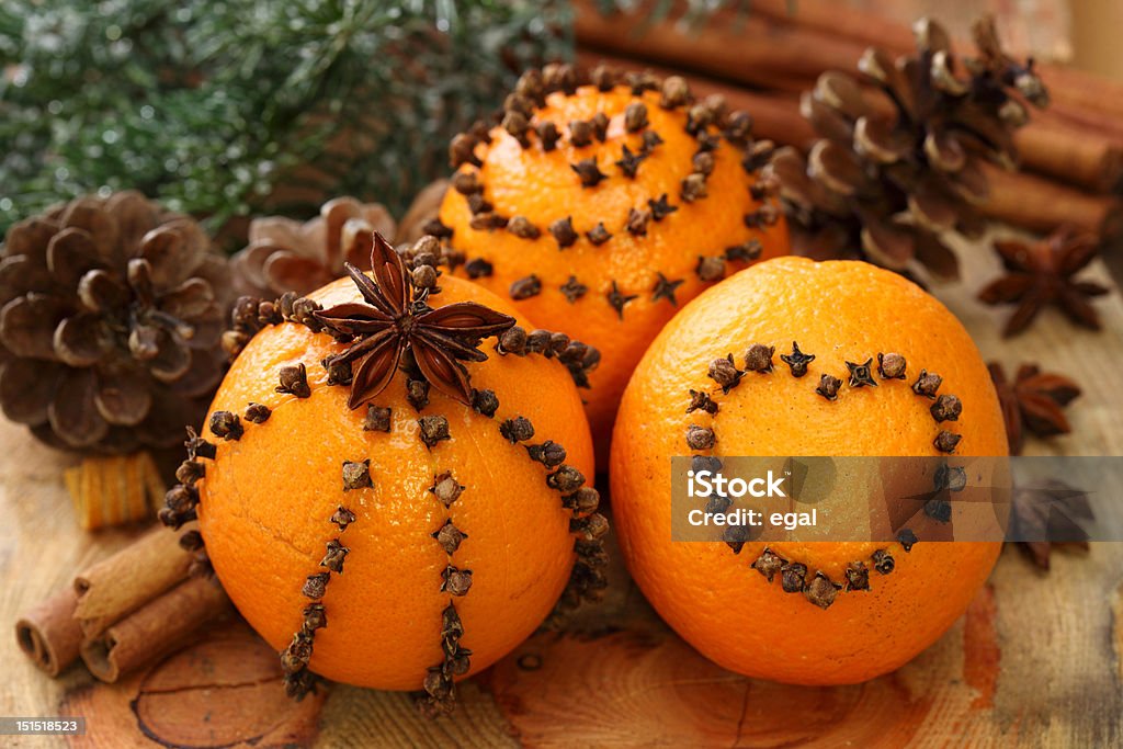 Orangen und Nelken - Lizenzfrei Anis Stock-Foto