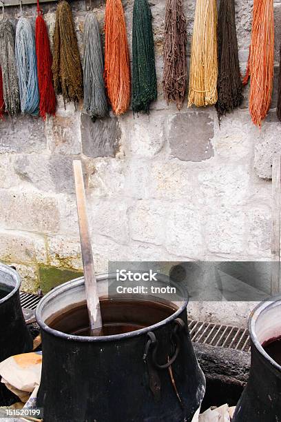 Old World Wool Stock Photo - Download Image Now - Cooking Pan, Dye, Building - Activity