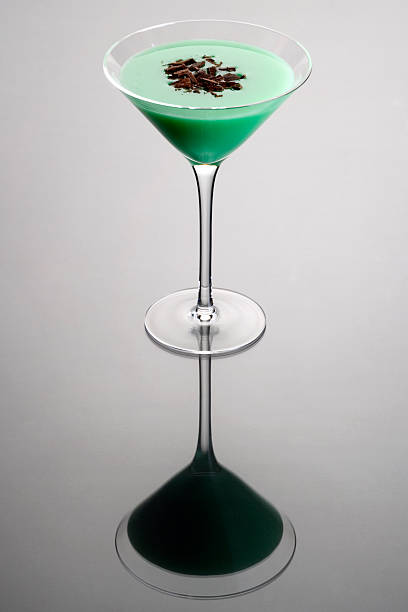 Grasshopper Cocktail stock photo