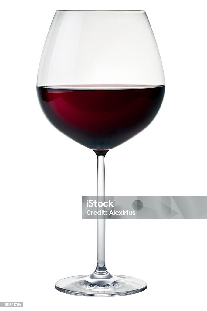 Glass with red wine Glass with red wine. HQ studio shot. Camera: Canon EOS 5D Mark II. Alcohol - Drink Stock Photo