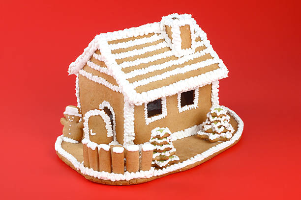 Gingerbread house stock photo