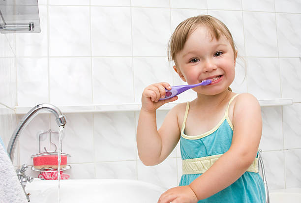 istock little girl in bathroom 151523167