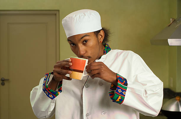 istock African American Chef Drinking Coffee 151524189