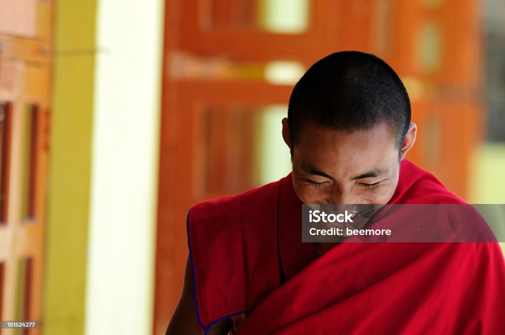 Estudiante tibetano monjes, Jonangpa escuela de Katmandú, Nepal. - Foto de stock de Budismo libre de derechos