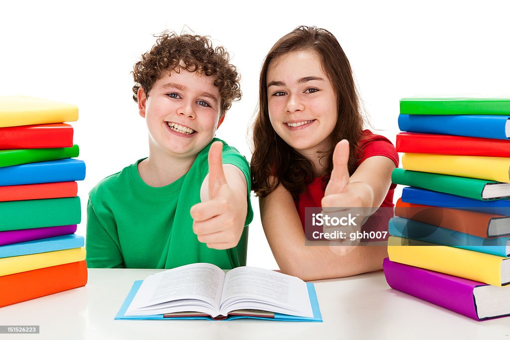 Schule-Zeit - Lizenzfrei Jungen Stock-Foto