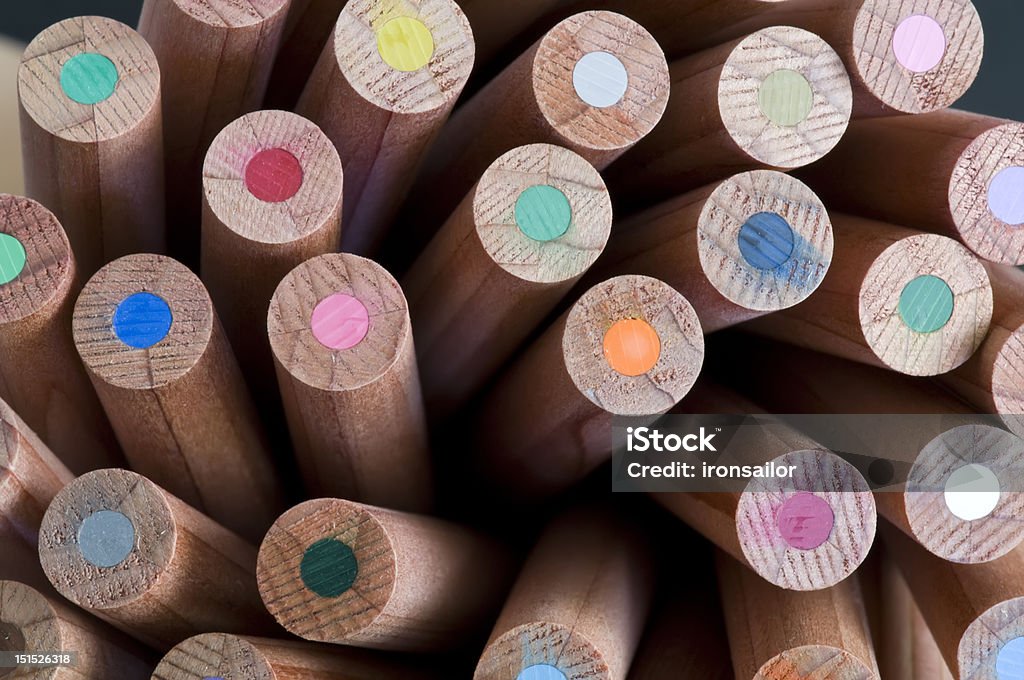 Lápices de color - Foto de stock de Arte y artesanía libre de derechos