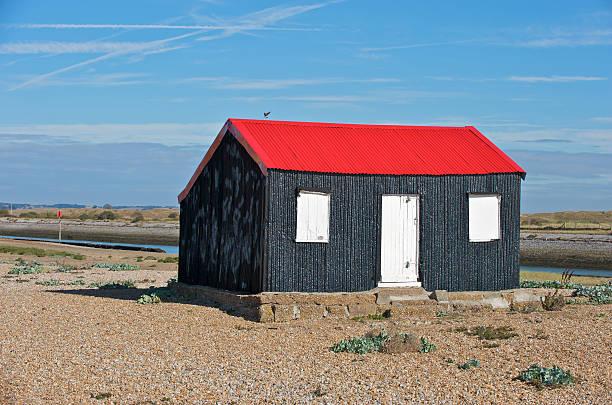 istock Painted fishing shed 151526598
