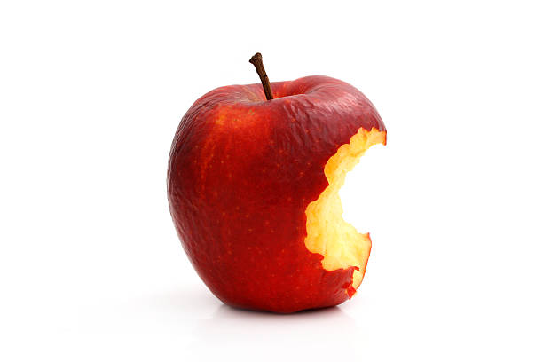 istock Satisfaction from the eaten apple 151526953