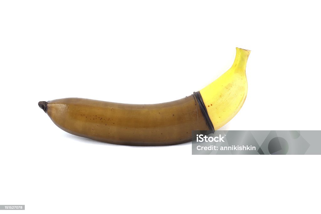 banana zuverlässig geschützt - Lizenzfrei Kondom Stock-Foto