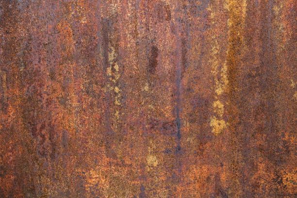 istock Dark light red rusty metal plate. Grunge texture. Rusty metal background. Rusty texture. Rust. 1515271581