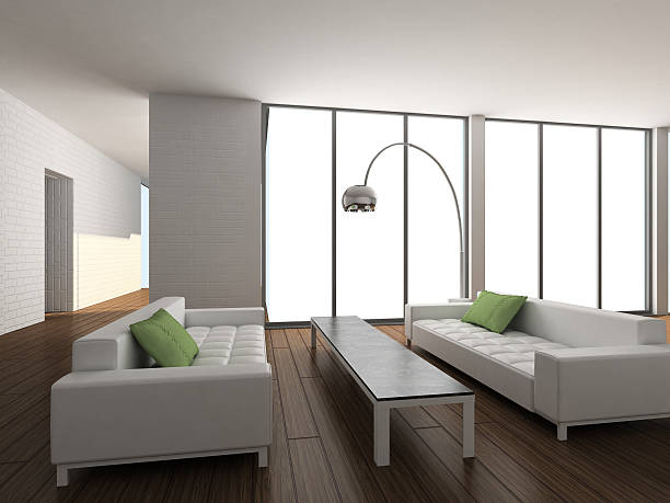 istock 3D render modern interior of living-room 151527887