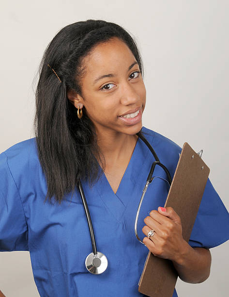 istock Afro American Nurse 151528416