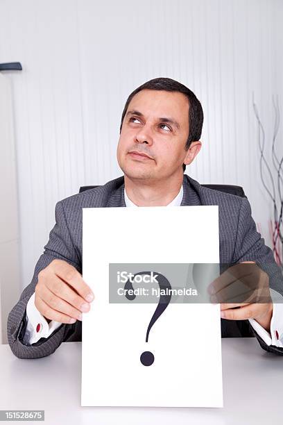 Businessman Question Stock Photo - Download Image Now - Adult, Adults Only, Anxiety