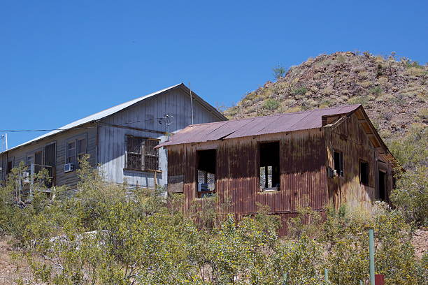 istock Two old houses in the desert 151529310