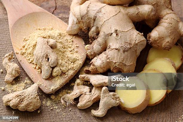 Ginger Stock Photo - Download Image Now - Ginger - Spice, Ground - Culinary, Root
