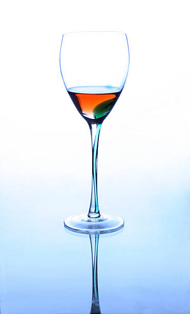 wine glass stock photo