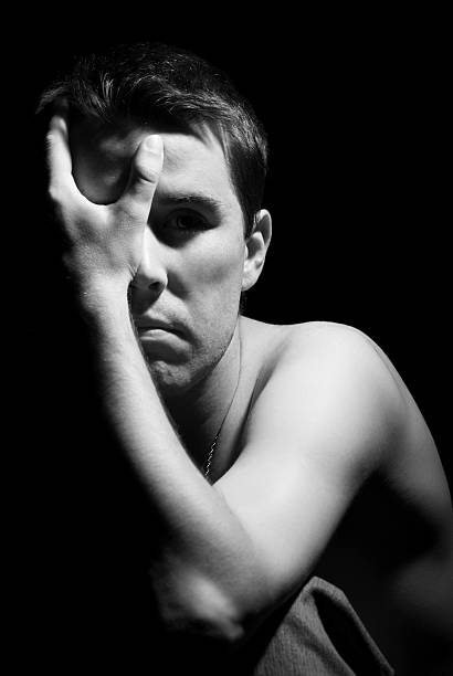 istock Young nude sexy man looking to the camera 151530010