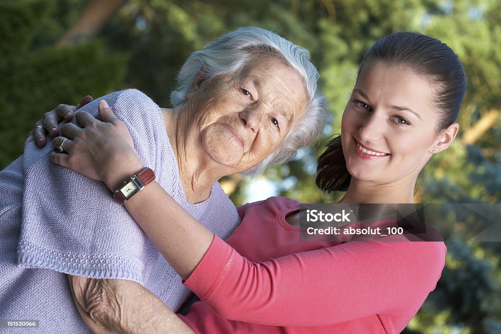 Dos mujeres - Foto de stock de Abrazar libre de derechos