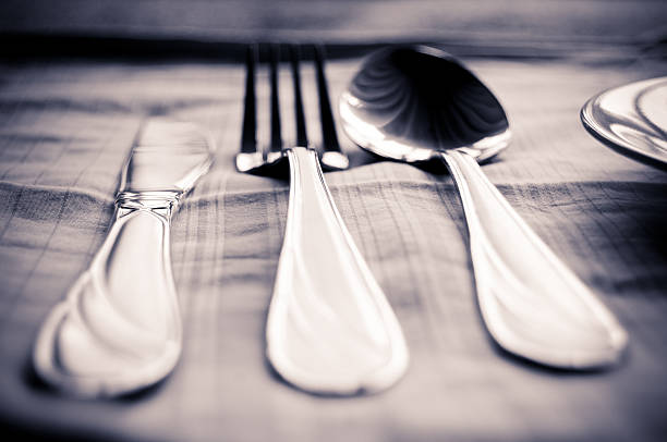 Silverware stock photo