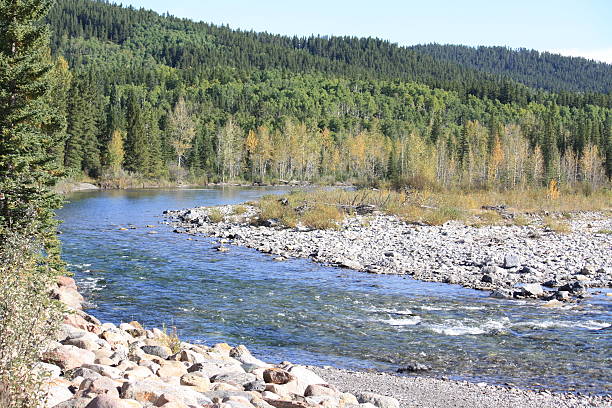 istock River at the foot of a mountain 151531263