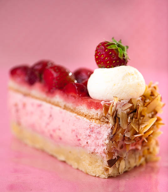 Délicieux cheesecake à la fraise - Photo